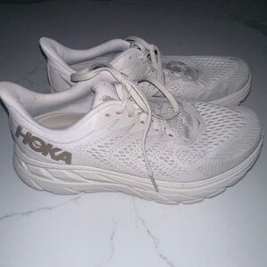 Hoka Women's Cream Athletic Shoes